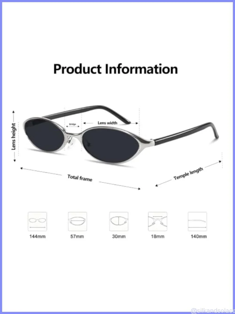 Silver Oval Y2K Retro Sunglasses UV400 Metal Frame Women